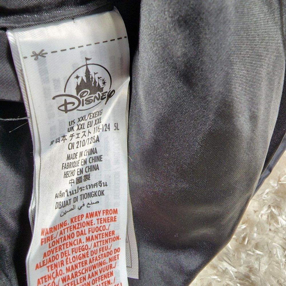 Walt Disney World Jacket Mens XXL Black 50th Anniversary Quilted Zip Castle - Picture 14 of 15
